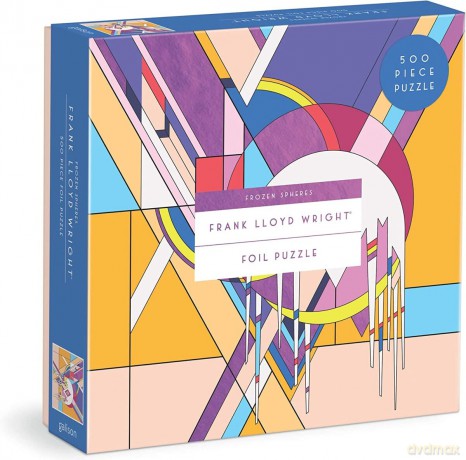 Galison 9780735376243 Frank Lloyd Wright Frozen Spheres Jigsaw Puzzle, Multicoloured - Galison [PUZZLE]