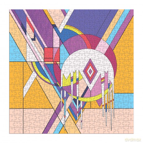Galison 9780735376243 Frank Lloyd Wright Frozen Spheres Jigsaw Puzzle, Multicoloured - Galison [PUZZLE]