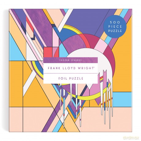 Galison 9780735376243 Frank Lloyd Wright Frozen Spheres Jigsaw Puzzle, Multicoloured - Galison [PUZZLE]