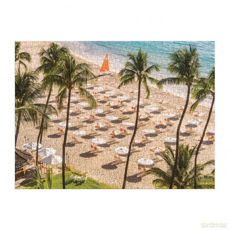 Galison 9780735376267 Gray Malin The Beach Club Jigsaw Puzzle, Multicoloured - Galison [PUZZLE]