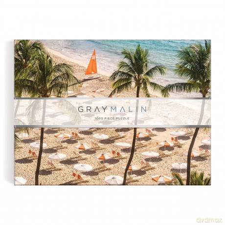 Galison 9780735376267 Gray Malin The Beach Club Jigsaw Puzzle, Multicoloured - Galison [PUZZLE]