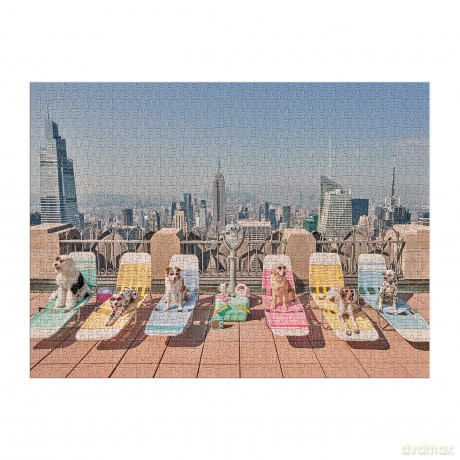 Galison 9780735376274 Gray Malin The Dogs of New York City Jigsaw Puzzle, Multicoloured - Galison [PUZZLE]