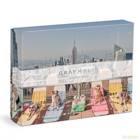 Galison 9780735376274 Gray Malin The Dogs of New York City Jigsaw Puzzle, Multicoloured - Galison [PUZZLE]