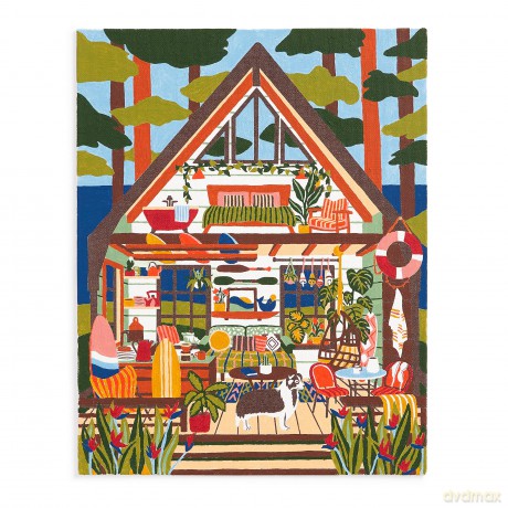 Galison 9780735376427 Paint by Number Kit - Galison [PUZZLE]