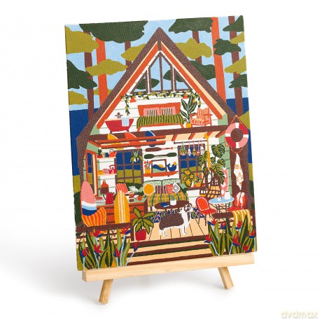Galison 9780735376427 Paint by Number Kit - Galison [PUZZLE]