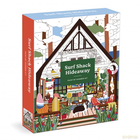 Galison 9780735376427 Paint by Number Kit - Galison [PUZZLE]