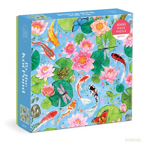 Galison 9780735376489 By The Koi Pond Jigsaw Puzzle, Multicoloured - Galison [PUZZLE]