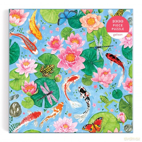 Galison 9780735376489 By The Koi Pond Jigsaw Puzzle, Multicoloured - Galison [PUZZLE]