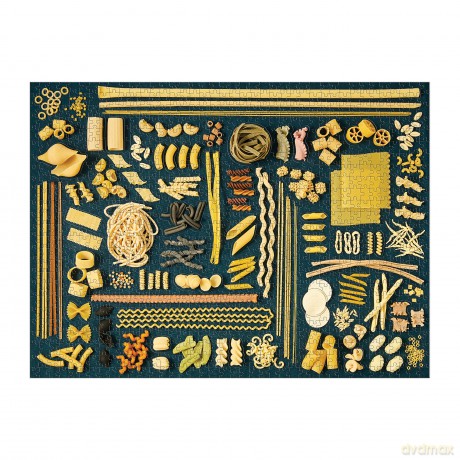 Galison 9780735376953 The Art of Pasta Jigsaw Puzzle, Multicoloured - Galison [PUZZLE]