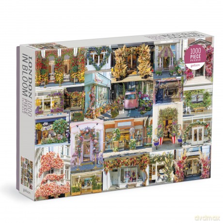 Galison 9780735377622 London in Bloom Jigsaw Puzzle, Multicoloured, 1000 - Galison [PUZZLE]