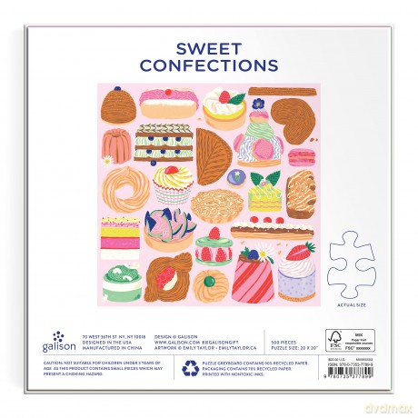 Galison 9780735377899 Jigsaw Puzzle, Multicoloured - Galison [PUZZLE]