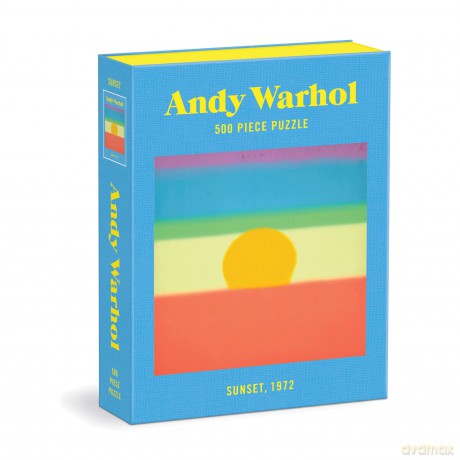 Galison 9780735377905 Andy Warhol Sunset Jigsaw Puzzle 500 Pieces, Multicoloured - Galison [PUZZLE]