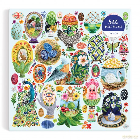 Galison 9780735378131 Artisanal Eggs Jigsaw Puzzle, Multicoloured - Galison [PUZZLE]