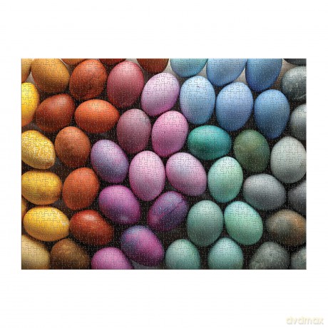 Galison 9780735378155 Prismatic Eggs Jigsaw Puzzle, Multicoloured, 1000 Pieces - Galison [PUZZLE]