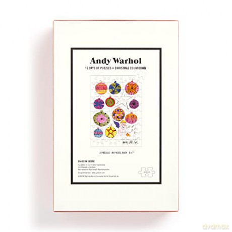 Galison 9780735378773 Jigsaw Puzzle, Multicoloured - Andy Warhol [PUZZLE]