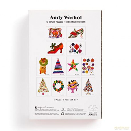 Galison 9780735378773 Jigsaw Puzzle, Multicoloured - Andy Warhol [PUZZLE]