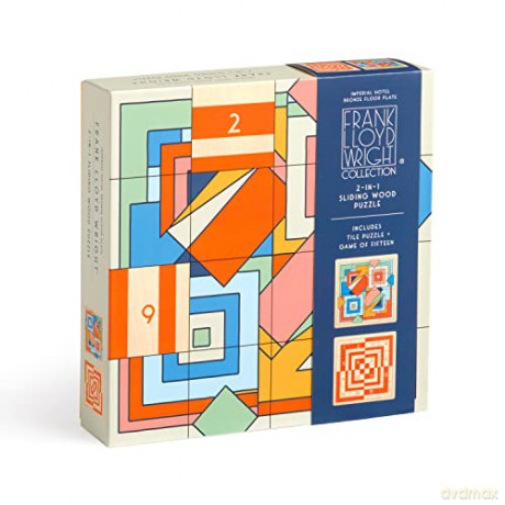 Galison 9780735378797 Jigsaw Puzzle, Multicoloured - Frank Lloyd Wright Foundation [PUZZLE]