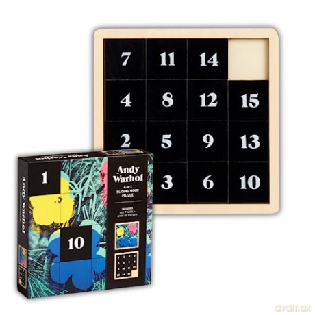 Galison 9780735378803 Jigsaw Puzzle, Multicoloured - Andy Warhol [GRA]