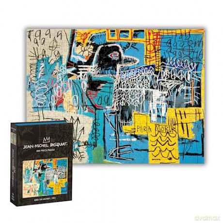 Galison 9780735379251 Bird Jigsaw Puzzle, Multicoloured - Jean-Michel Basquiat [PUZZLE]