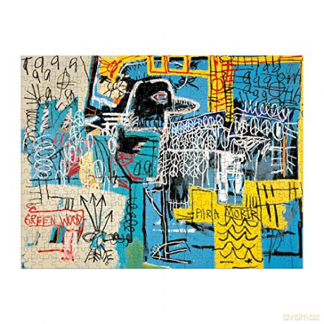 Galison 9780735379251 Bird Jigsaw Puzzle, Multicoloured - Jean-Michel Basquiat [PUZZLE]