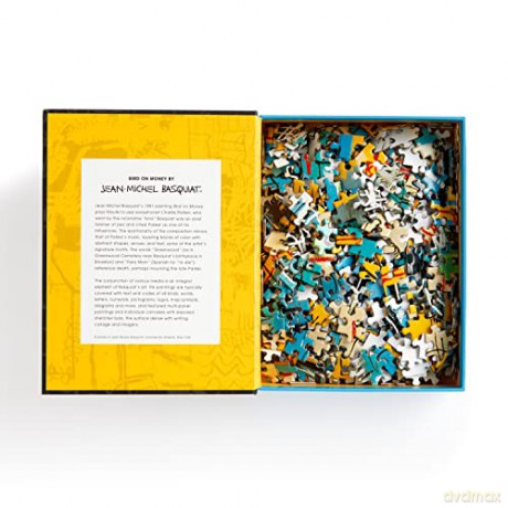Galison 9780735379251 Bird Jigsaw Puzzle, Multicoloured - Jean-Michel Basquiat [PUZZLE]