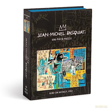 Galison 9780735379251 Bird Jigsaw Puzzle, Multicoloured - Jean-Michel Basquiat [PUZZLE]