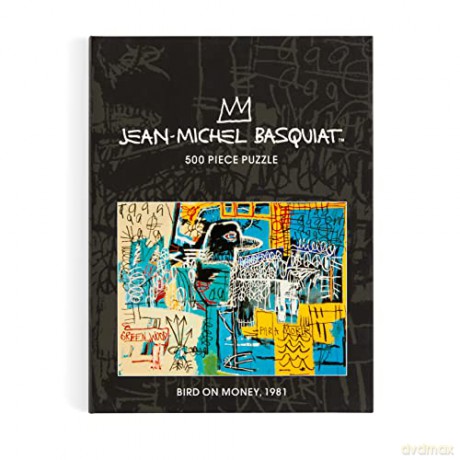 Galison 9780735379251 Bird Jigsaw Puzzle, Multicoloured - Jean-Michel Basquiat [PUZZLE]