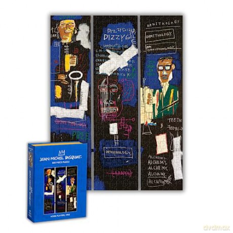 Galison 9780735379268 Jigsaw Puzzle, Multicoloured - Jean-Michel Basquiat [PUZZLE]
