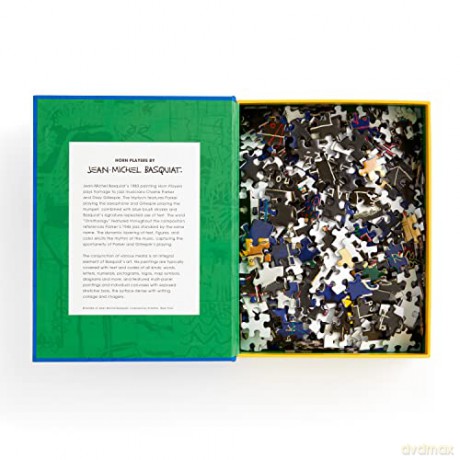 Galison 9780735379268 Jigsaw Puzzle, Multicoloured - Jean-Michel Basquiat [PUZZLE]