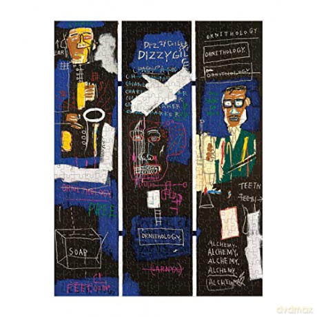 Galison 9780735379268 Jigsaw Puzzle, Multicoloured - Jean-Michel Basquiat [PUZZLE]