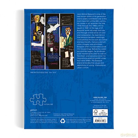 Galison 9780735379268 Jigsaw Puzzle, Multicoloured - Jean-Michel Basquiat [PUZZLE]
