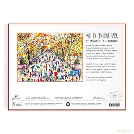 Galison 9780735380202 Jigsaw Puzzle, Multicoloured - Michael Storrings [PUZZLE]