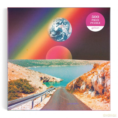 Galison Cosmic Rainbow - 1000 Piece Puzzle Featuring Prisms Other Worldly Combinations Of Earth Sea And Cosmos - Galison [PUZZLE]