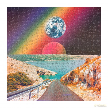 Galison Cosmic Rainbow - 1000 Piece Puzzle Featuring Prisms Other Worldly Combinations Of Earth Sea And Cosmos - Galison [PUZZLE]