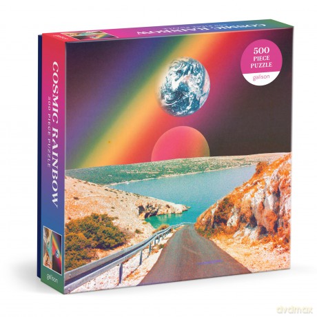 Galison Cosmic Rainbow - 1000 Piece Puzzle Featuring Prisms Other Worldly Combinations Of Earth Sea And Cosmos - Galison [PUZZLE]