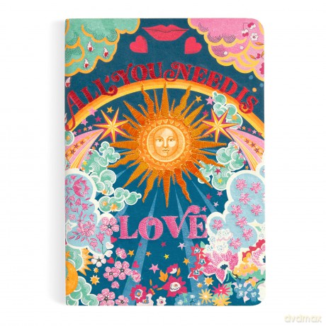 Galison Liberty All You Need is Love Handmade Embroidered Journal - Liberty of London Ltd [KSIĄŻKA]