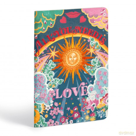 Galison Liberty All You Need is Love Handmade Embroidered Journal - Liberty of London Ltd [KSIĄŻKA]