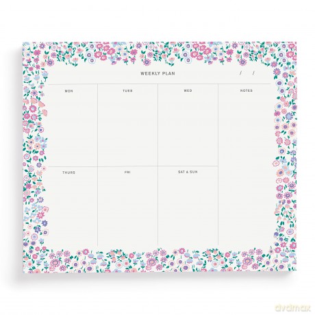 Galison Liberty Cooper Dance Weekly Notepad - Liberty of London Ltd [KSIĄŻKA]