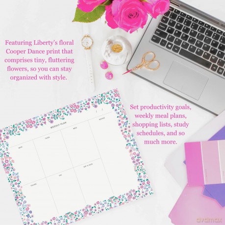 Galison Liberty Cooper Dance Weekly Notepad - Liberty of London Ltd [KSIĄŻKA]