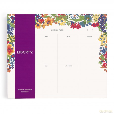 Galison Liberty Margaret Annie Weekly Notepad - Liberty of London Ltd [KSIĄŻKA]