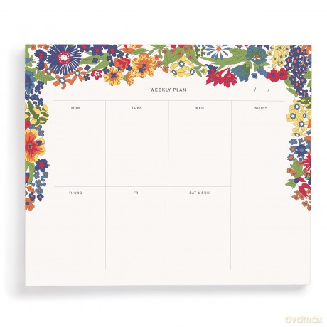 Galison Liberty Margaret Annie Weekly Notepad - Liberty of London Ltd [KSIĄŻKA]