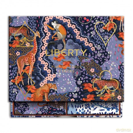 Galison Liberty Maxine Playing Card Set: Liberty London - Liberty London [KSIĄŻKA]