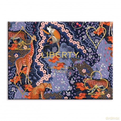 Galison Liberty Maxine Playing Card Set: Liberty London - Liberty London [KSIĄŻKA]