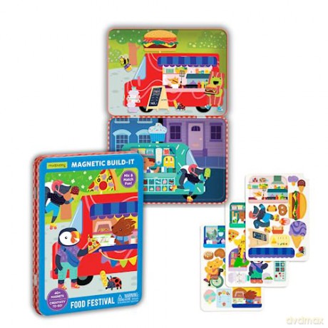 Galison Mudpuppy 9780735379152 Magnetic Play Set, Medium - Eloise Narrigan [KSIĄŻKA]