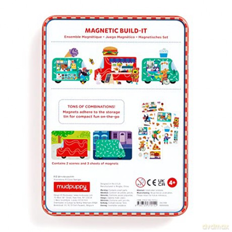 Galison Mudpuppy 9780735379152 Magnetic Play Set, Medium - Eloise Narrigan [KSIĄŻKA]