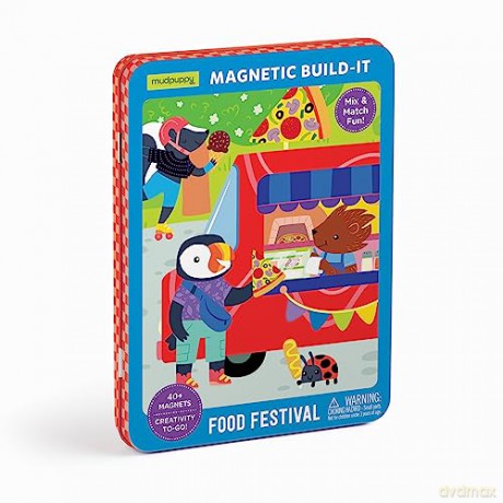 Galison Mudpuppy 9780735379152 Magnetic Play Set, Medium - Eloise Narrigan [KSIĄŻKA]