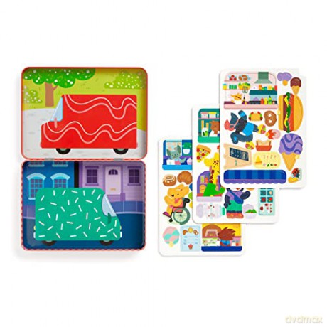 Galison Mudpuppy 9780735379152 Magnetic Play Set, Medium - Eloise Narrigan [KSIĄŻKA]
