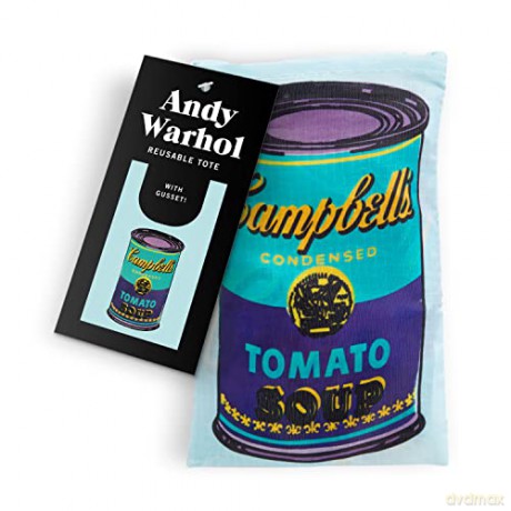 Galison Mudpuppy Andy Warhol Soup Can Reusable Tote Bag - Galison [KSIĄŻKA]