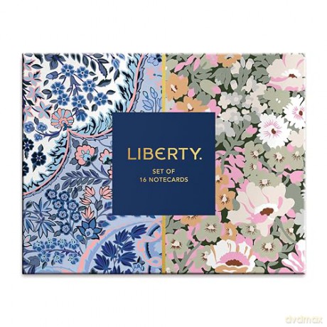 Galison Mudpuppy Liberty Floral Greeting Assortment Notecard Set: Liberty London - Liberty London [KSIĄŻKA]