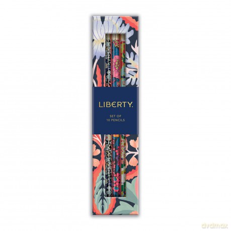 Galison Mudpuppy Liberty Floral Pencil Set - Galison [KSIĄŻKA]